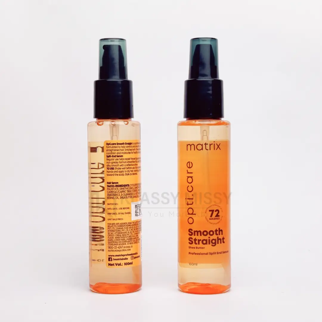 Matrix hair straightening serum price best sale